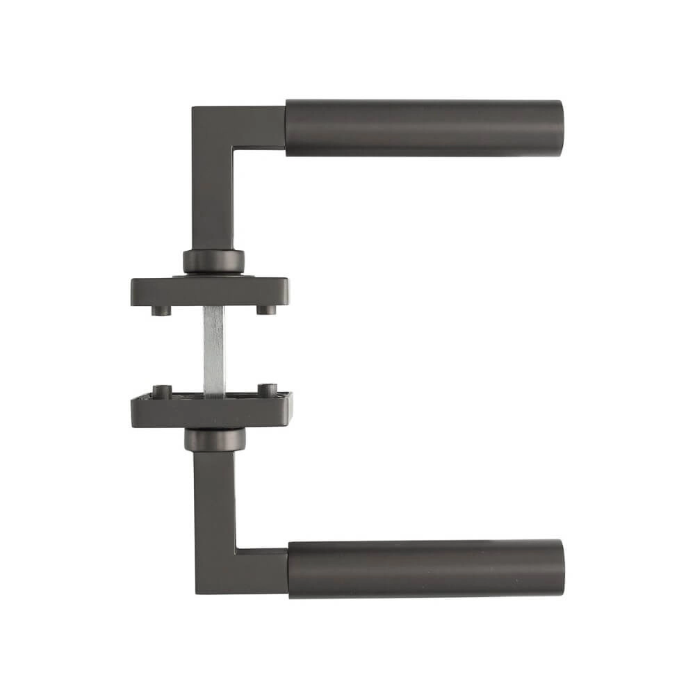Poignée Bau-Stil Rosace carrée anthracite Intersteel 8714186556481