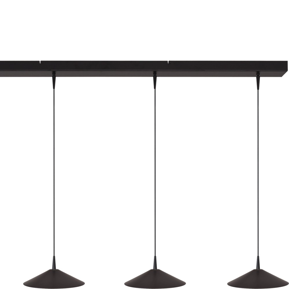 Lampe suspendue à 4 lumières Ceppo noir Ø 22cm Masterlight 8718121358475