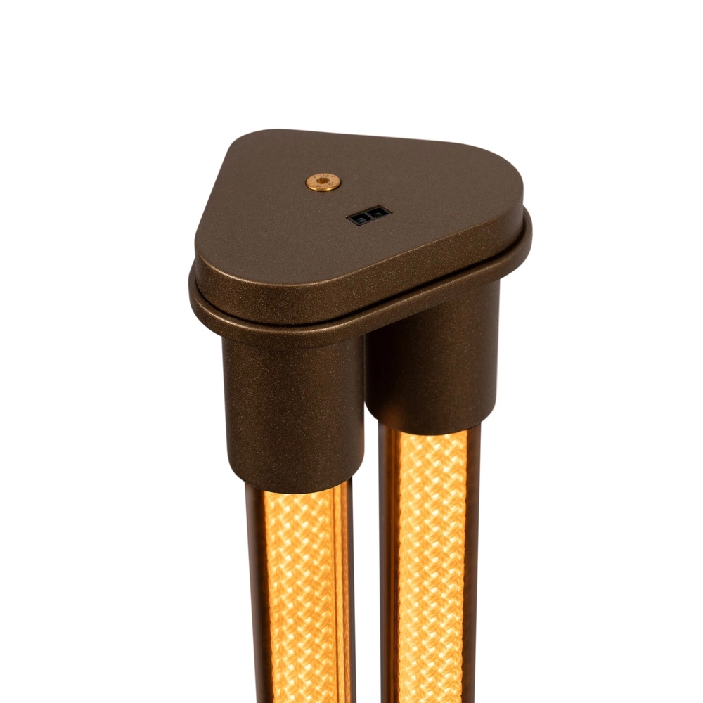 Lampe sur pied unique Janderin Champagne Lucide Vibes 5411212242105