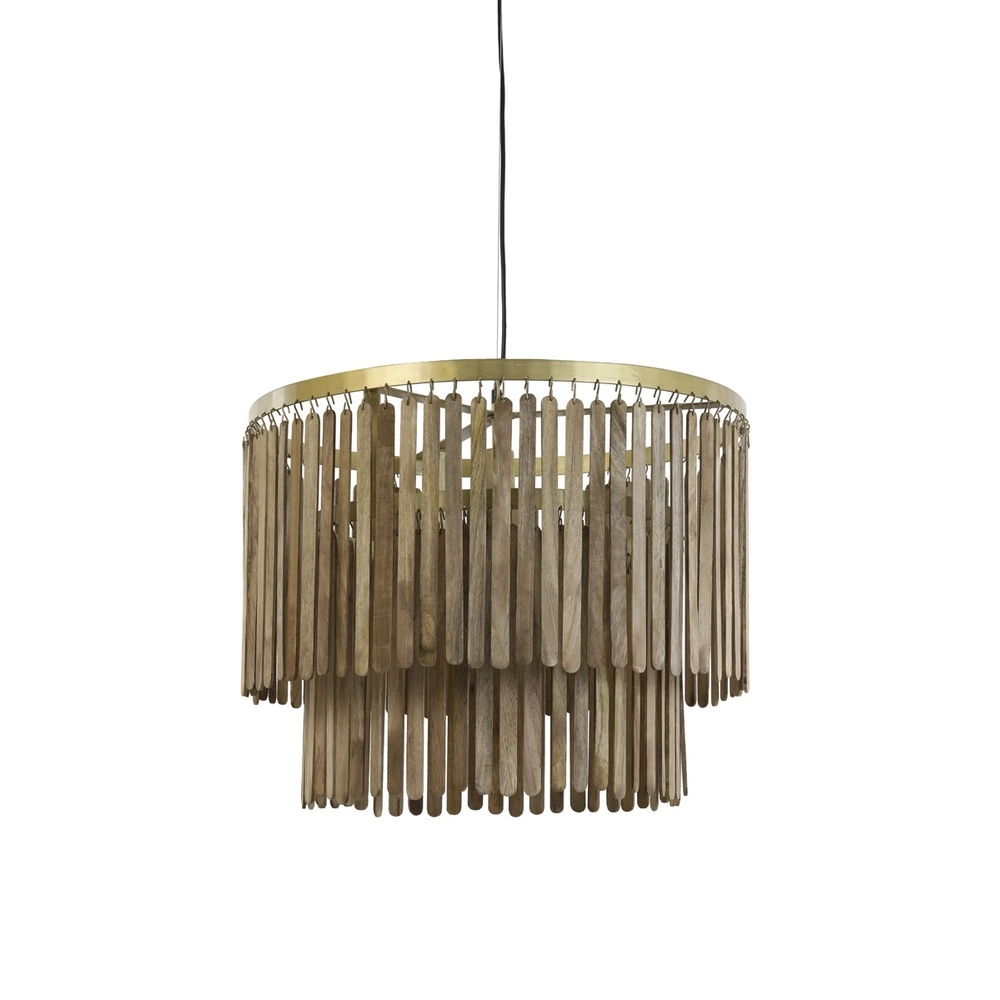 Lampe pendante de campagne Gularo Ø 60cm Light & Living 8717807610951