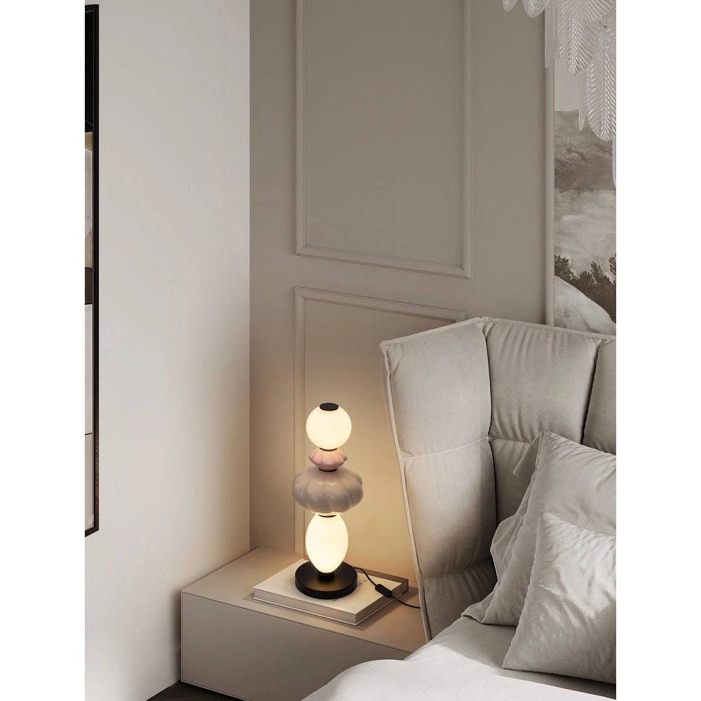 Lampe de table Oneta Blanc - Rose - Beige Lyora 5212017473950