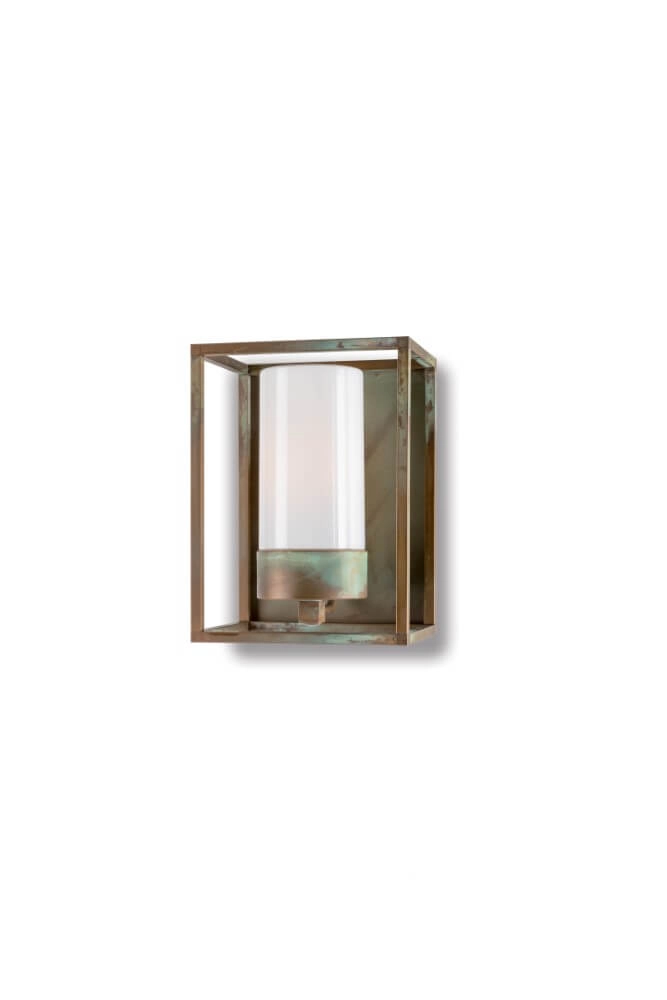 Applique murale en laiton Cubic3 verre blanc Applique murale en laiton Cubic3 verre blanc