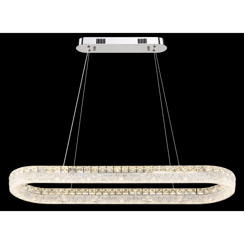 Lampe suspendue Laurel Chrome ovale Globo 9007371572779