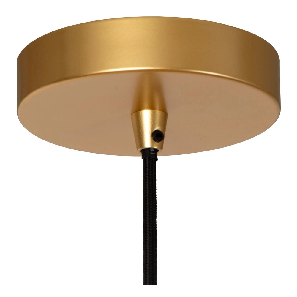 Lampe pendante en maille Mesh Ø 85 cm d’or pour le grenier Lucide 5411212211965