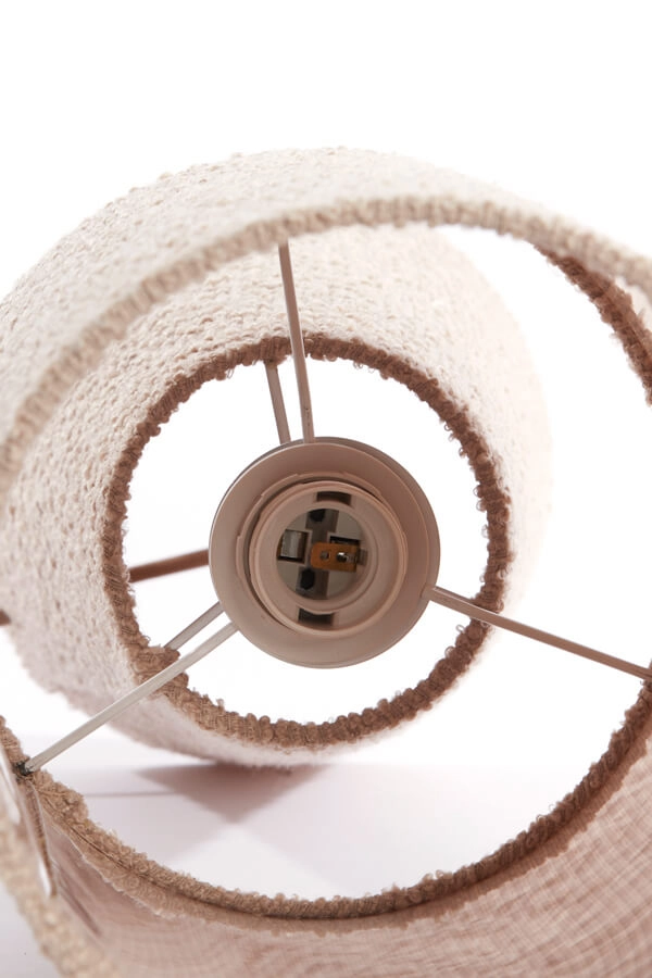 Lampe de table Teddy Micky crème Ø 20cm Light & Living 8717807712549