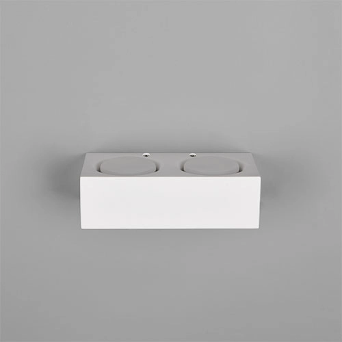 Lampe murale de conception Mattone plâtre - blanc Trio 4017807692396