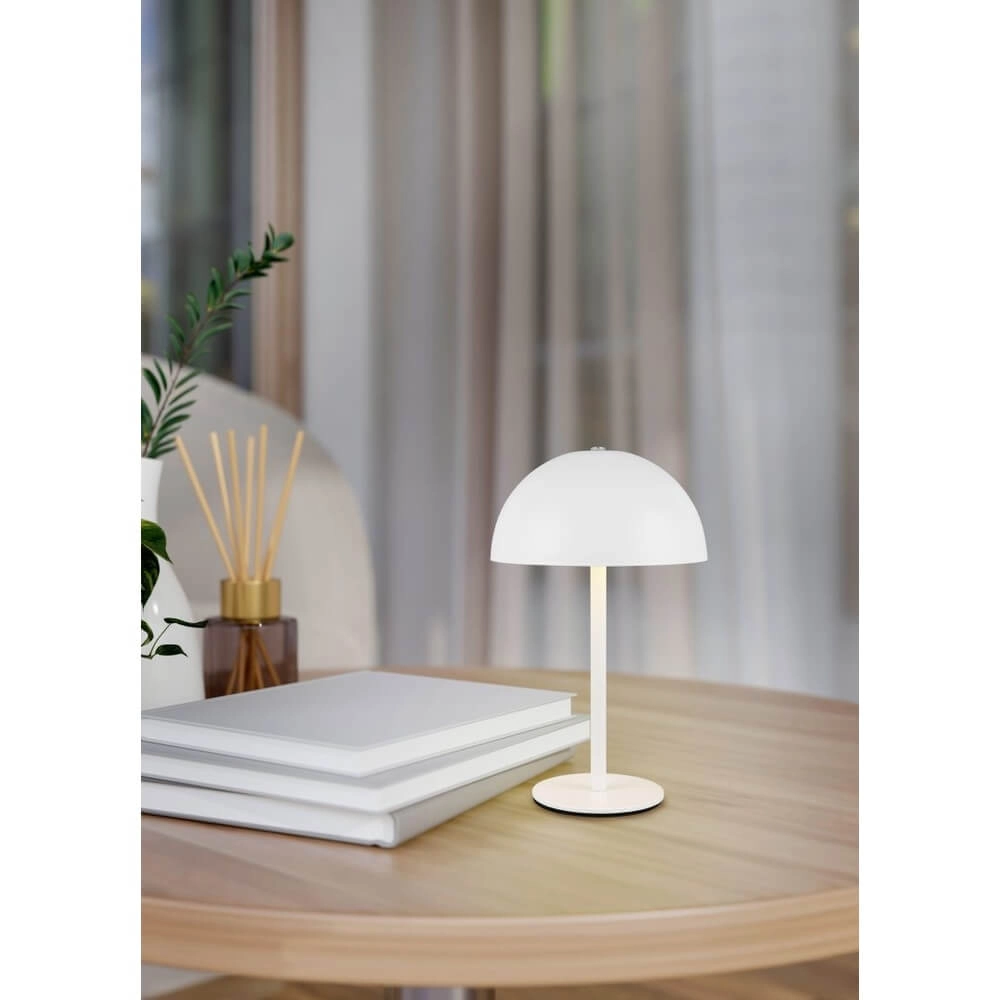 Lampe de table Munoz blanc Ø 13cm Trio 4017807640847