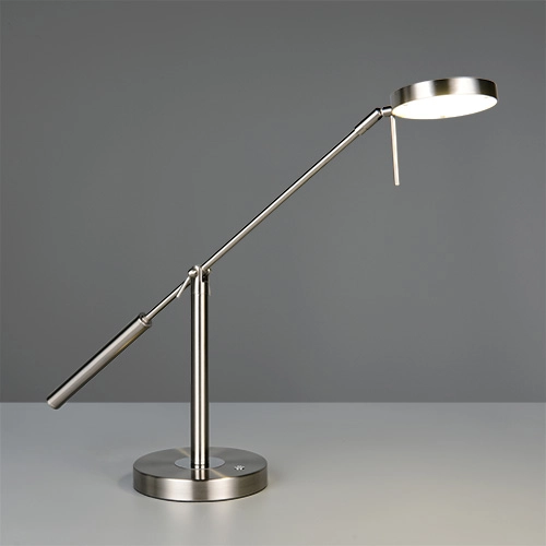Lampe de bureau Monza nickel Trio 4017807693263