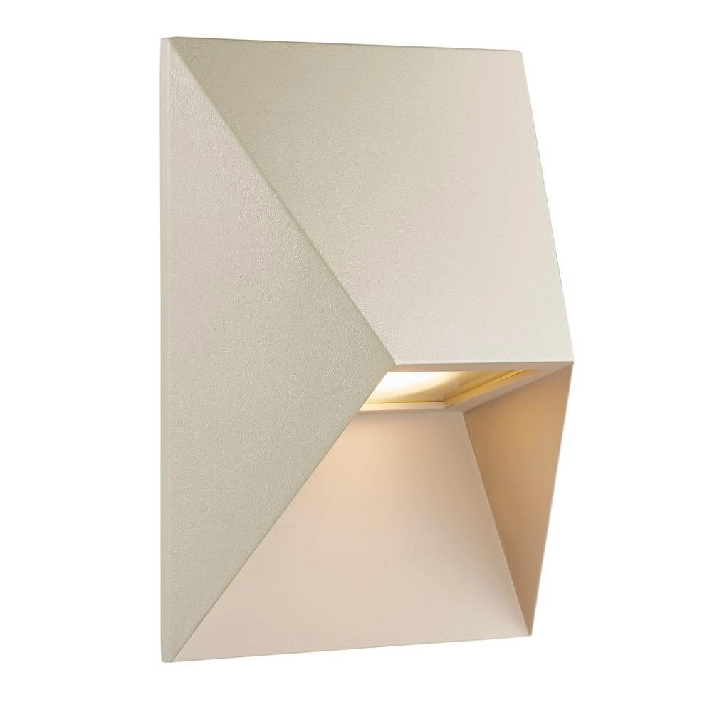 Applique murale design Pontio brun sable 15cm Applique murale design Pontio brun sable 15cm
