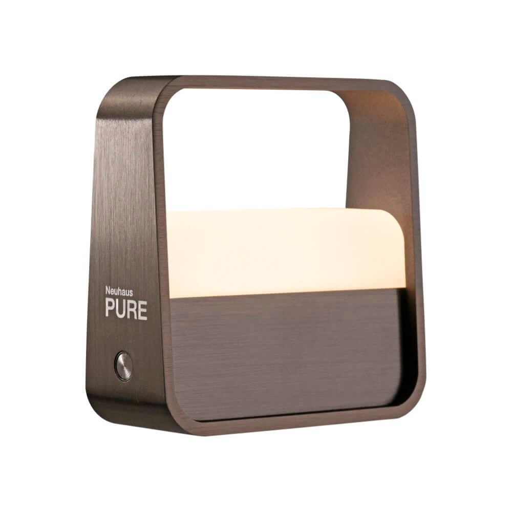 Lampe de table design Pure Go brun Paul Neuhaus 4012248383384