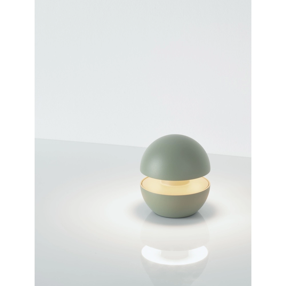 Lampe de table Puk Vert rechargeable Lyora 5212017478542
