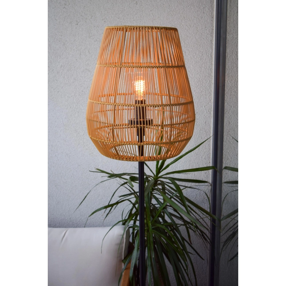 Lampe de pied Nerida rotin IP44 - Ø 35cm Lucide 5411212031914