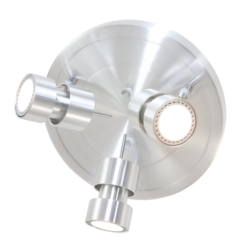 Spot de plafond LED Natasja Led 3 gris clair Spot de plafond LED Natasja Led 3 gris clair