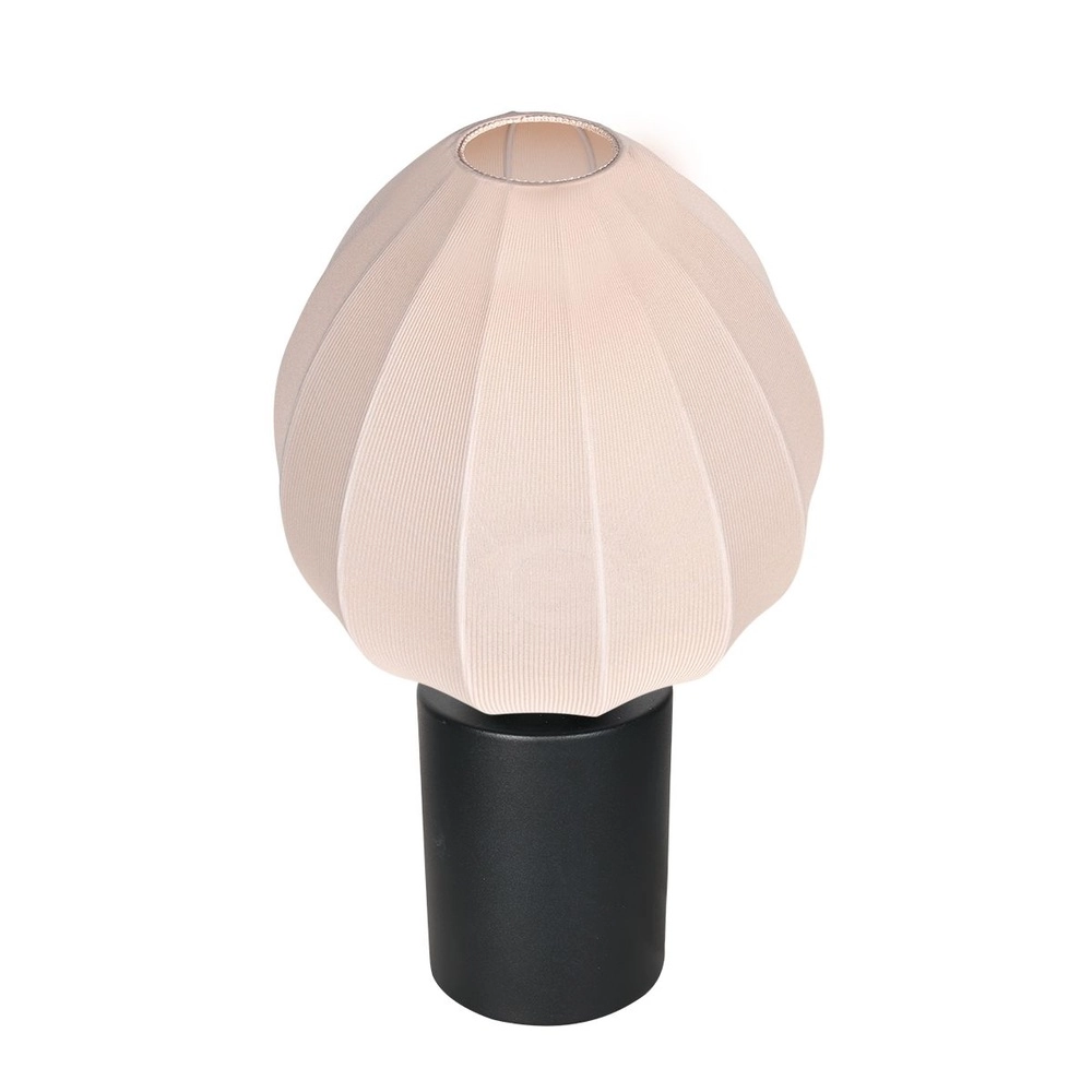 Lampe de table Bloeba abat-jour crème Ø 25cm Lampe de table Bloeba abat-jour crème Ø 25cm