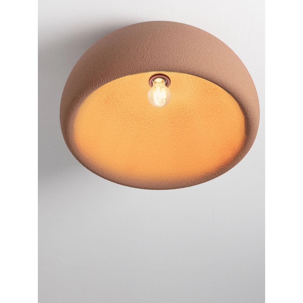 Lampe de plafond moderne Davo terre cuite Ø 50cm Lyora 5212017495716
