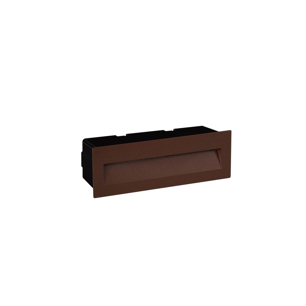 Lampe murale encastrée Drat Brun rouille Lyora 5212017498038