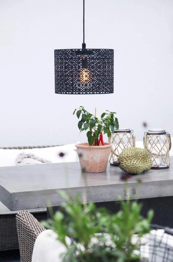 Lampe suspendue Maison noir mat By Rydéns 7391741004390