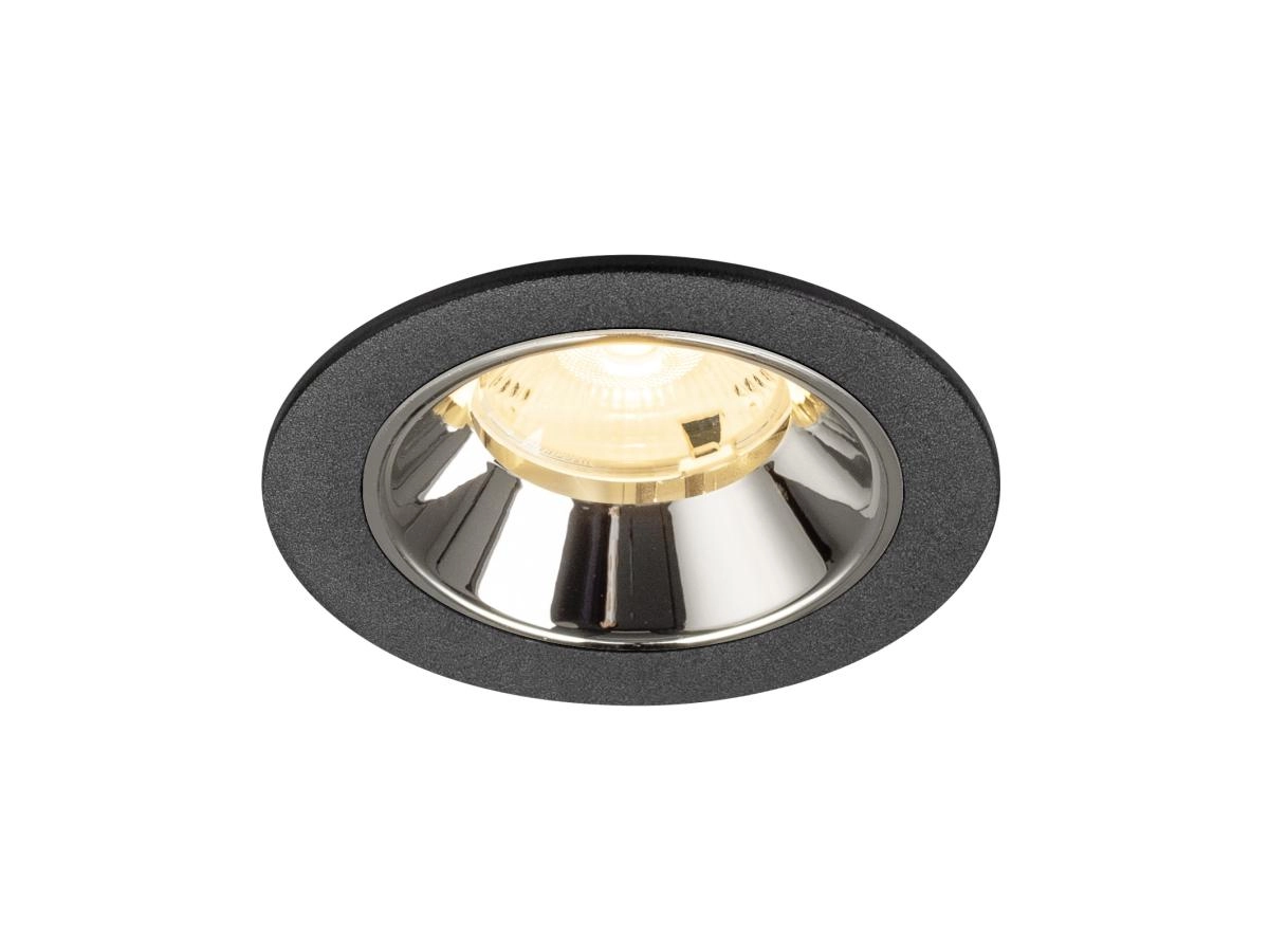 Spot encastré Numinos S noir/chrome 3000K - 20 deg