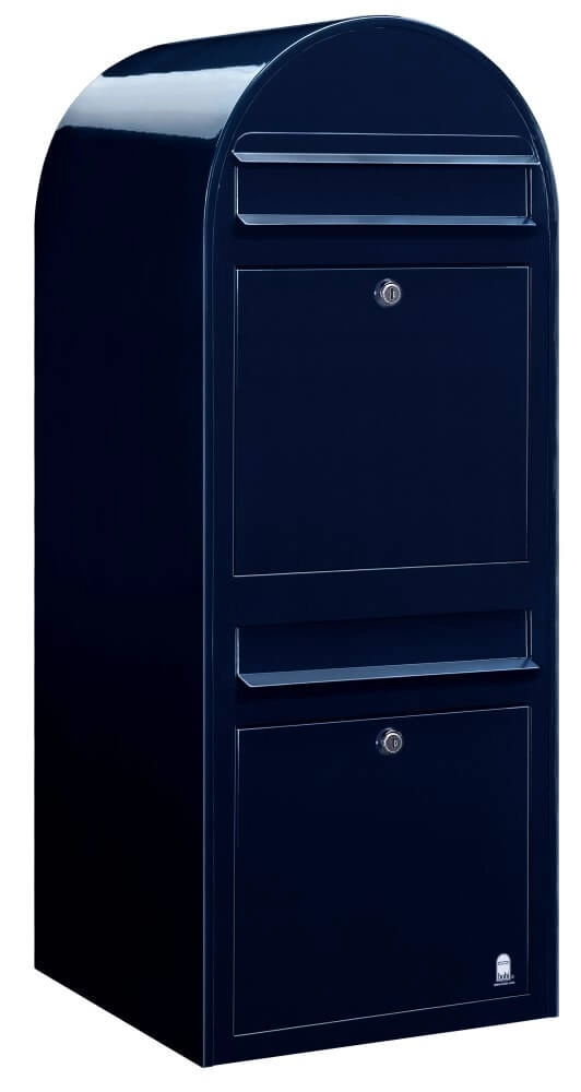 Boites aux lettres Duo 5004 Noir-bleu