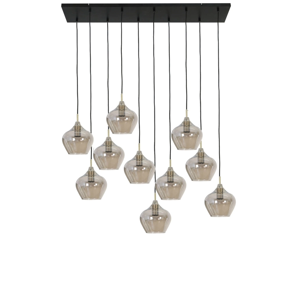 Lampe suspendue Rakel 10 lumières