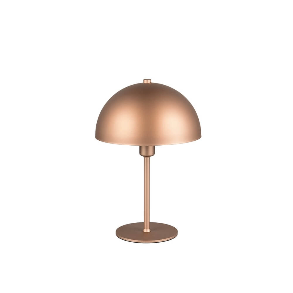 Lampe de table design Nola marron café Ø 20cm Trio 4017807633924