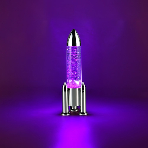 Lampe de table Apollo Gris Titane Rocket