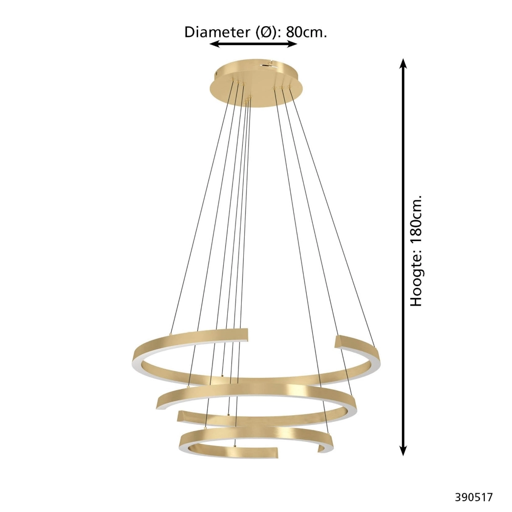 Design pendant lamp Labonete gold Stars of Light 9008606357734