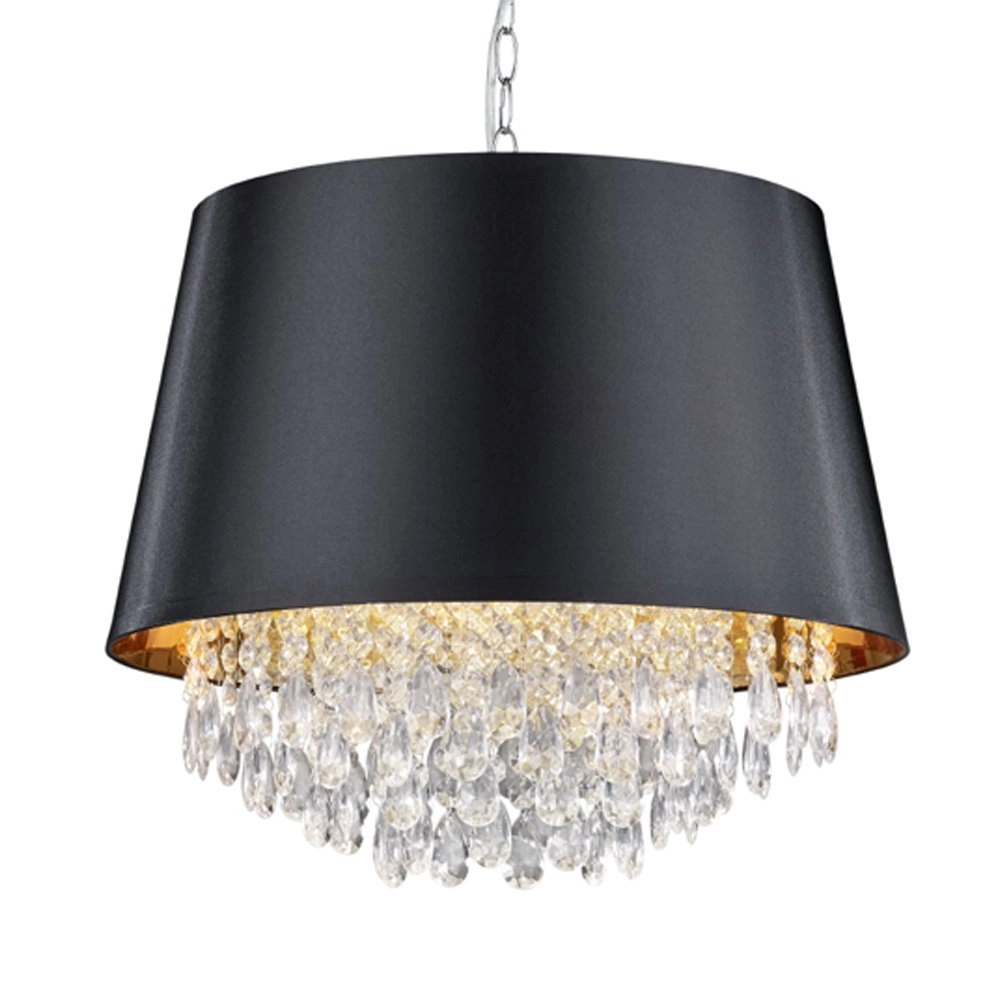 Lampe à suspension Loreley avec du cristal Trio 4017807354102