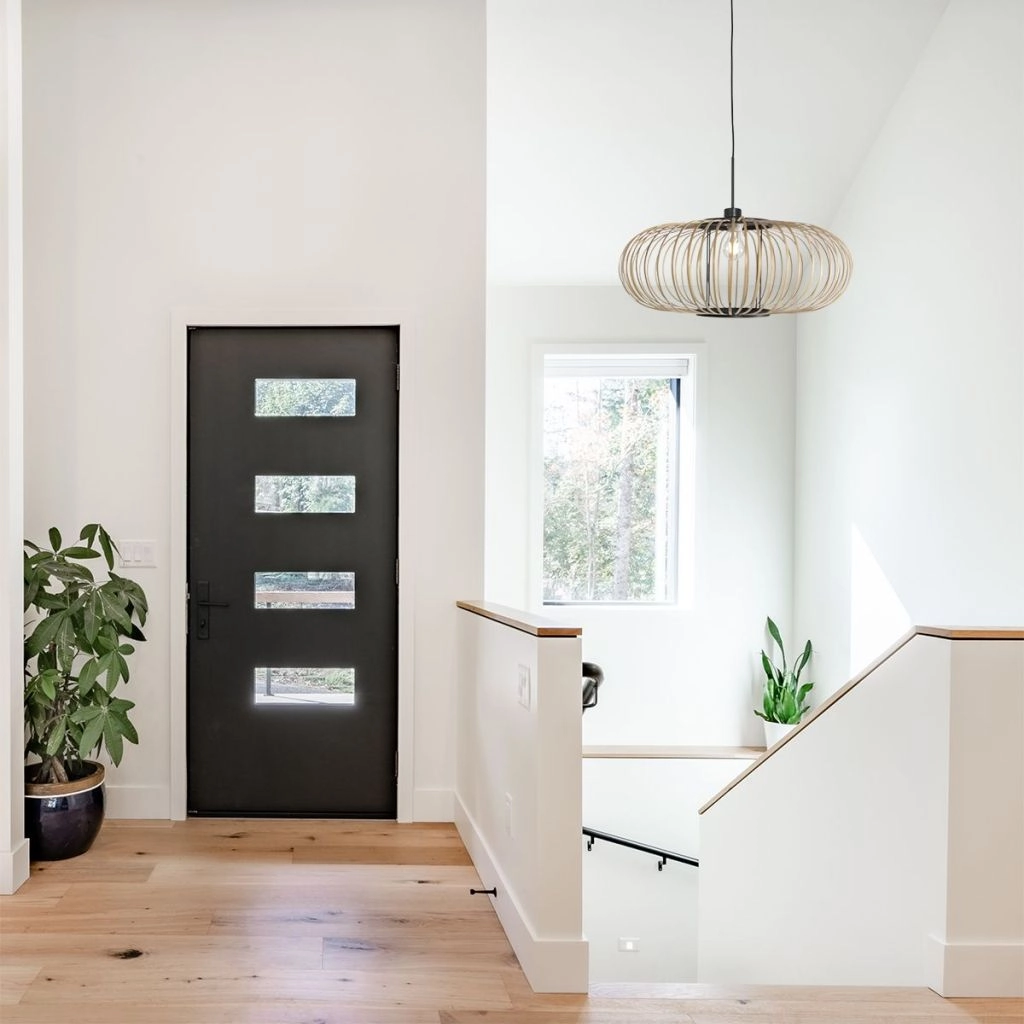 Lampe suspendue Silva avec une teinte en bambou Ø60 cm Steinhauer 8712746182743