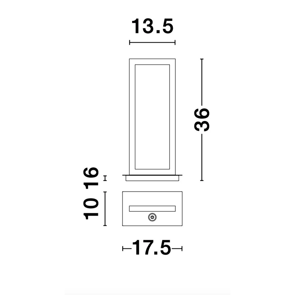 Lampe de table Wenna noir 153cm Lyora 5212017424532