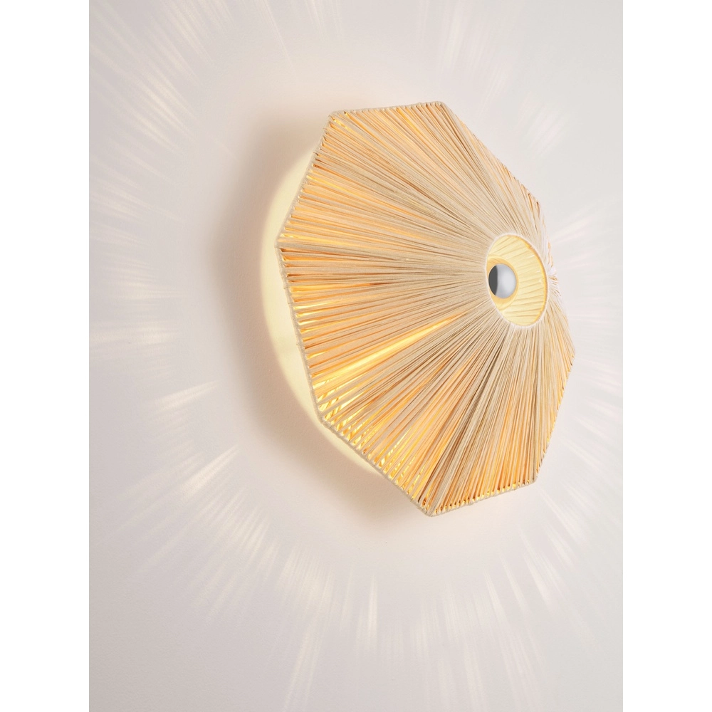 Lampe murale Japandi Elvio Ø 45cm Lyora 5212017493910