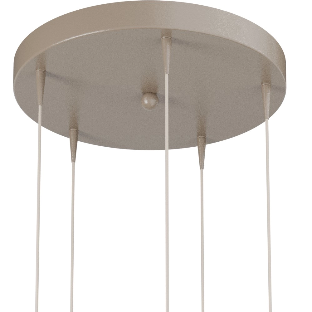 Lampe suspendue à 5 lumières Talana terra beige Ø 35cm DTW Masterlight 8718121399072