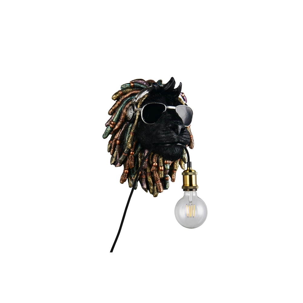 Applique murale Leo noir Trio 4017807677911