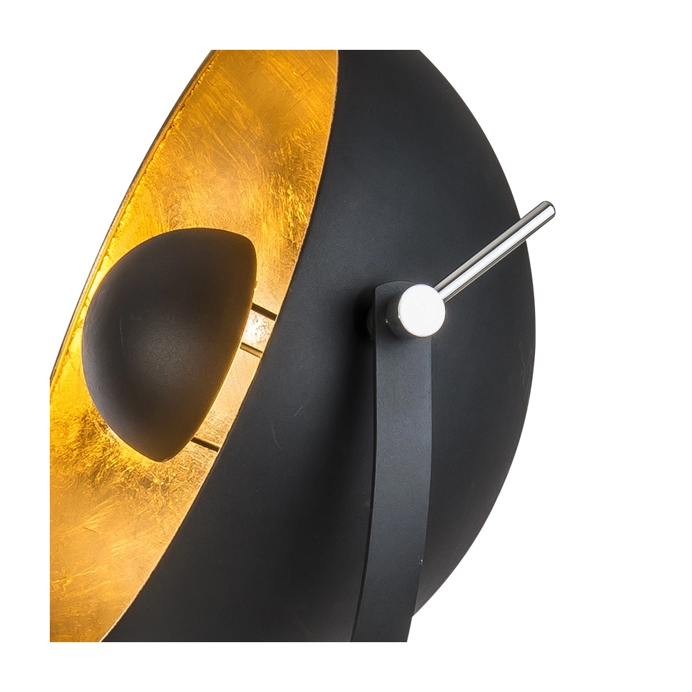 Lampe sur pied trépied industriel Bowy Noir Globo 9007371487554