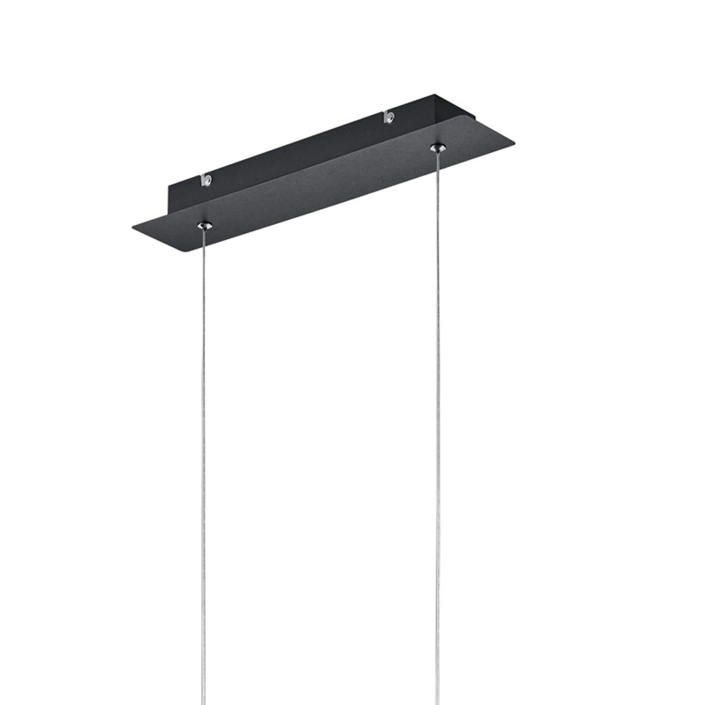 Lampe à suspension Agano 100 cm noir Trio 4017807391381