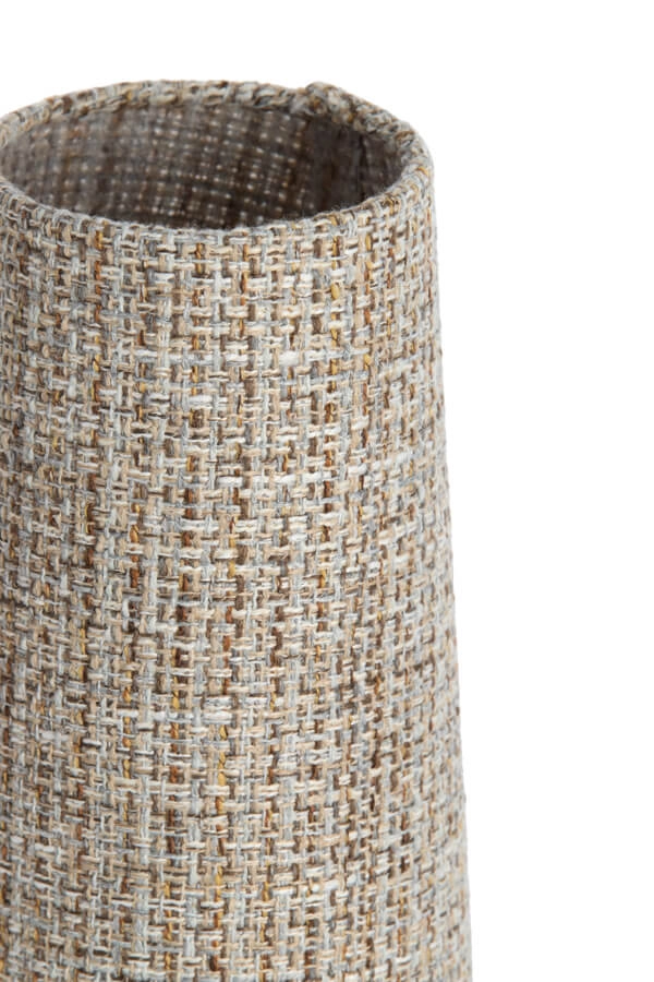 Lampe de table tressée Howie bois Ø 15cm Light & Living 8717807759384