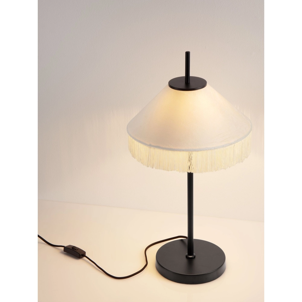 Lampe de table Tiffany Velvy beige Lyora 5212017493804