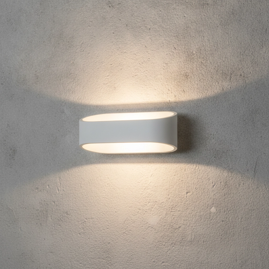 Applique murale design Mile blanc