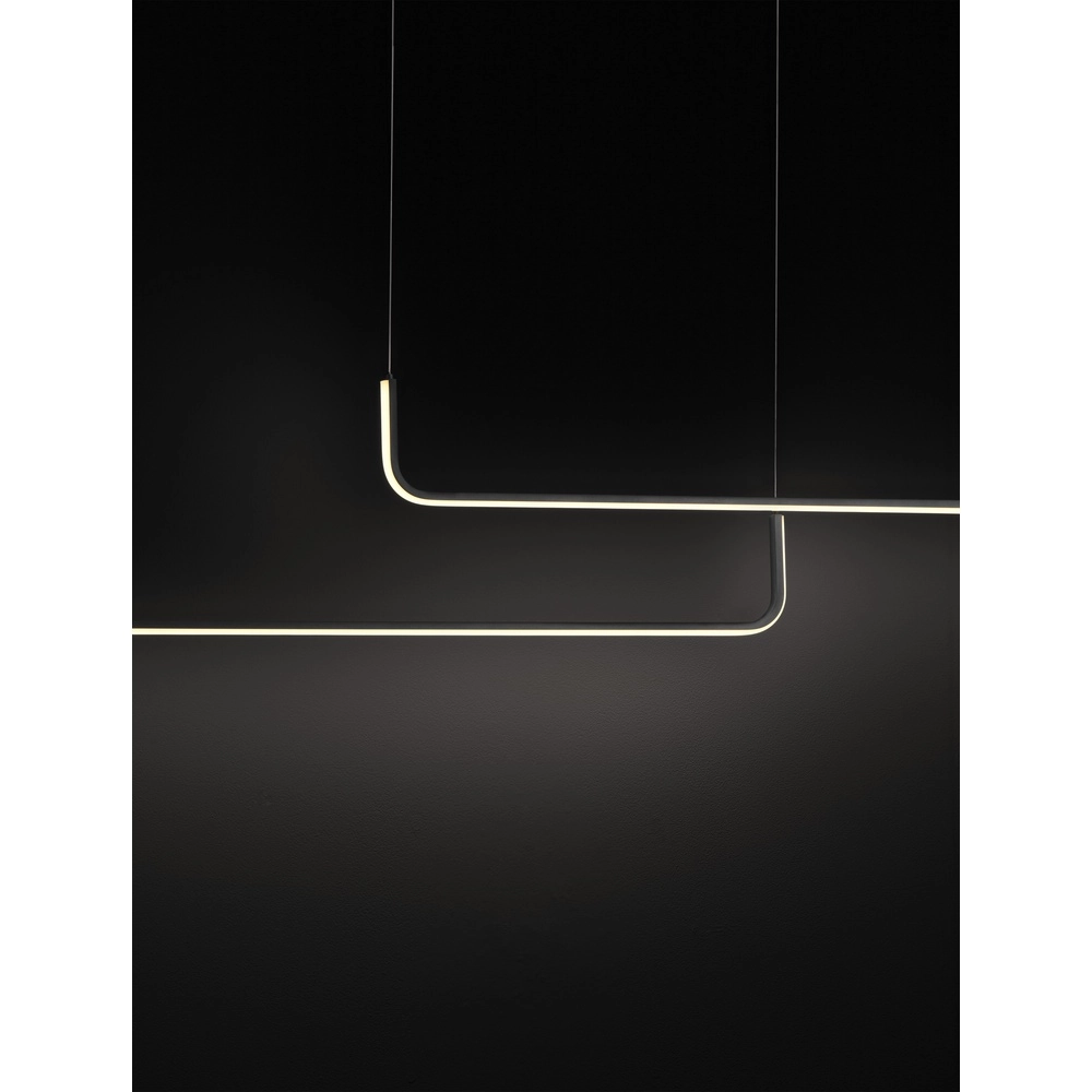 Suspension élégante Strita noir double 3000K Lyora 5212017448392