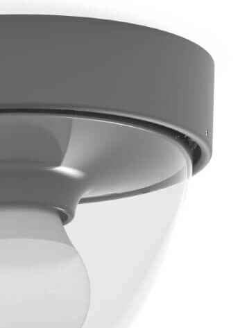 Plafonnier anthracite Nook pour l'extérieur Lyora 5903139796590