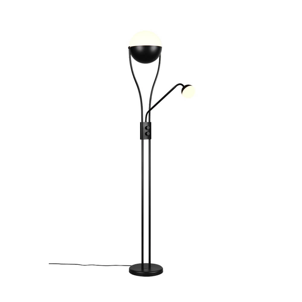 Lampe de lecture Chris noir 2 lumières Trio 4017807642964