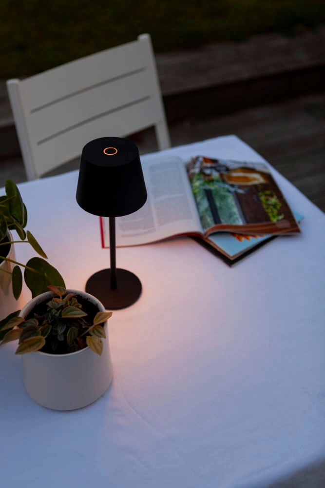 Lampe de table noire Roble conception Lutec 6939412089539