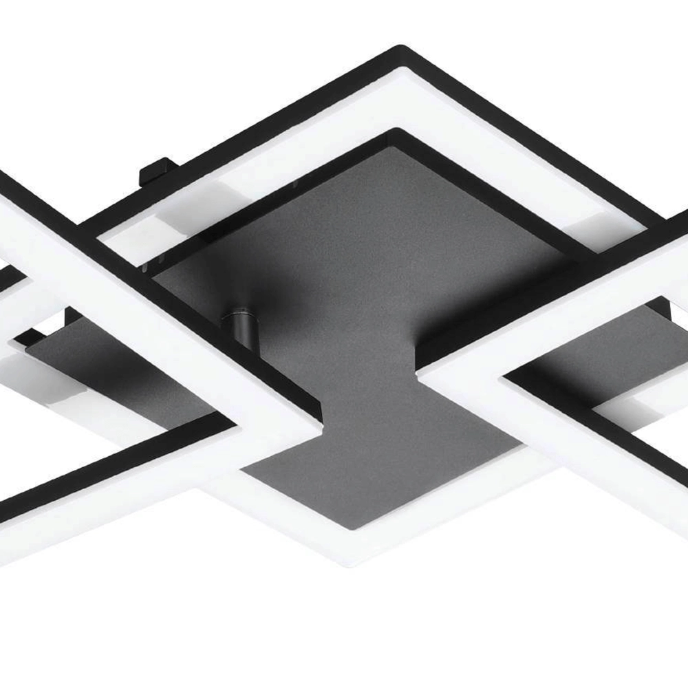 Plafonnier Zigbee Paranday-Z 65x31cm noir Eglo 9008606231218
