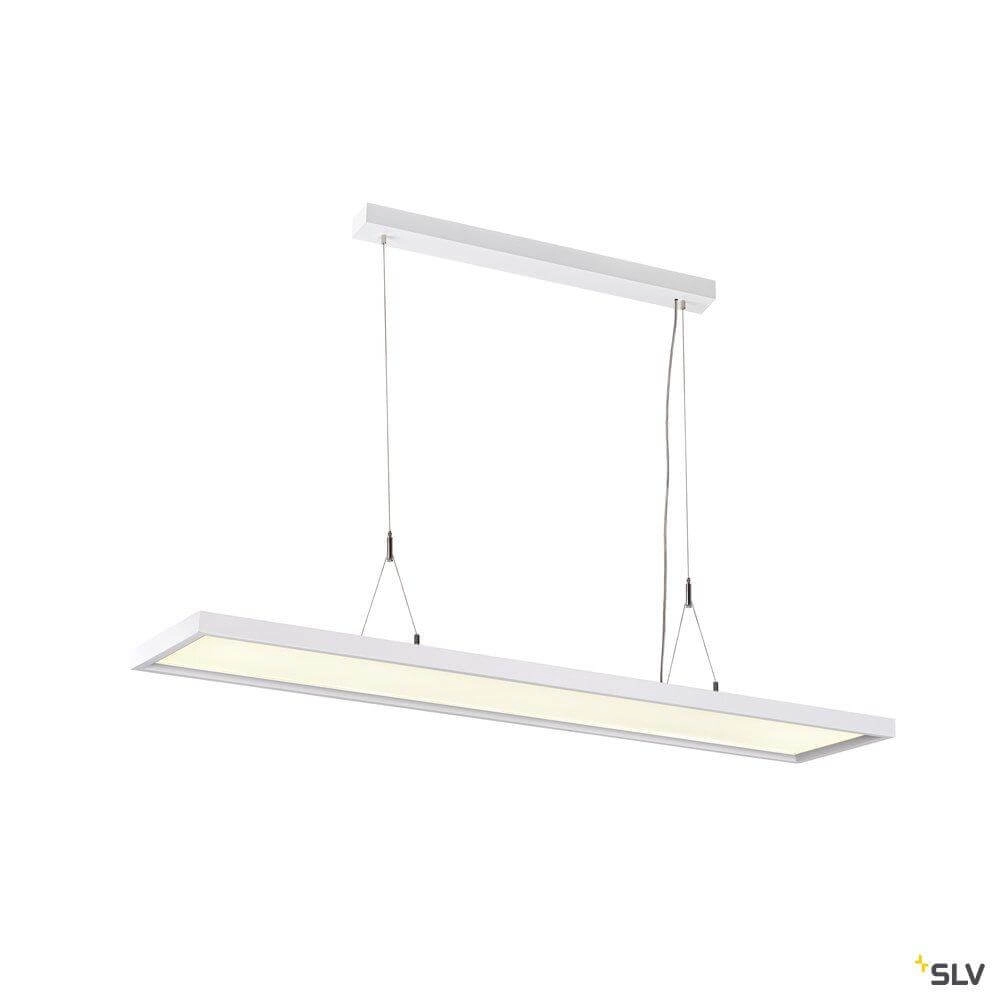 Lampe suspendue de bureau LED Worklight Dali 57w - 4000K - 120cm blanc