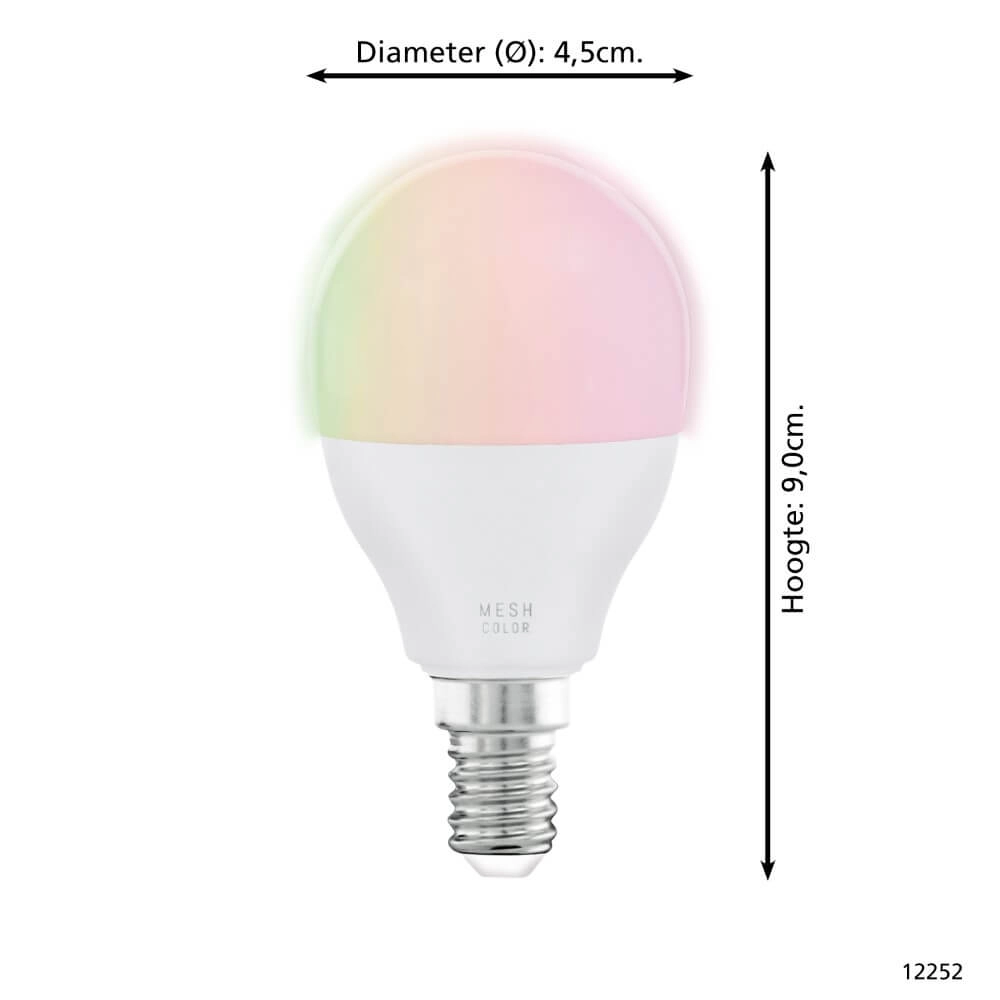 Ampoule de lampe LED Zigbee - E14 - 4.9 watt - 2700-6500K - P45 Eglo 9002759122522