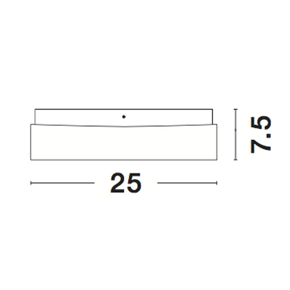 Plafonnier Cube carré 25cm Lyora 5212017405807