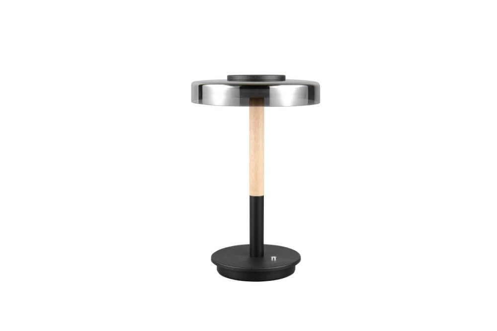 Lampe de table LED Celeste verre de fumée Trio 4017807616873