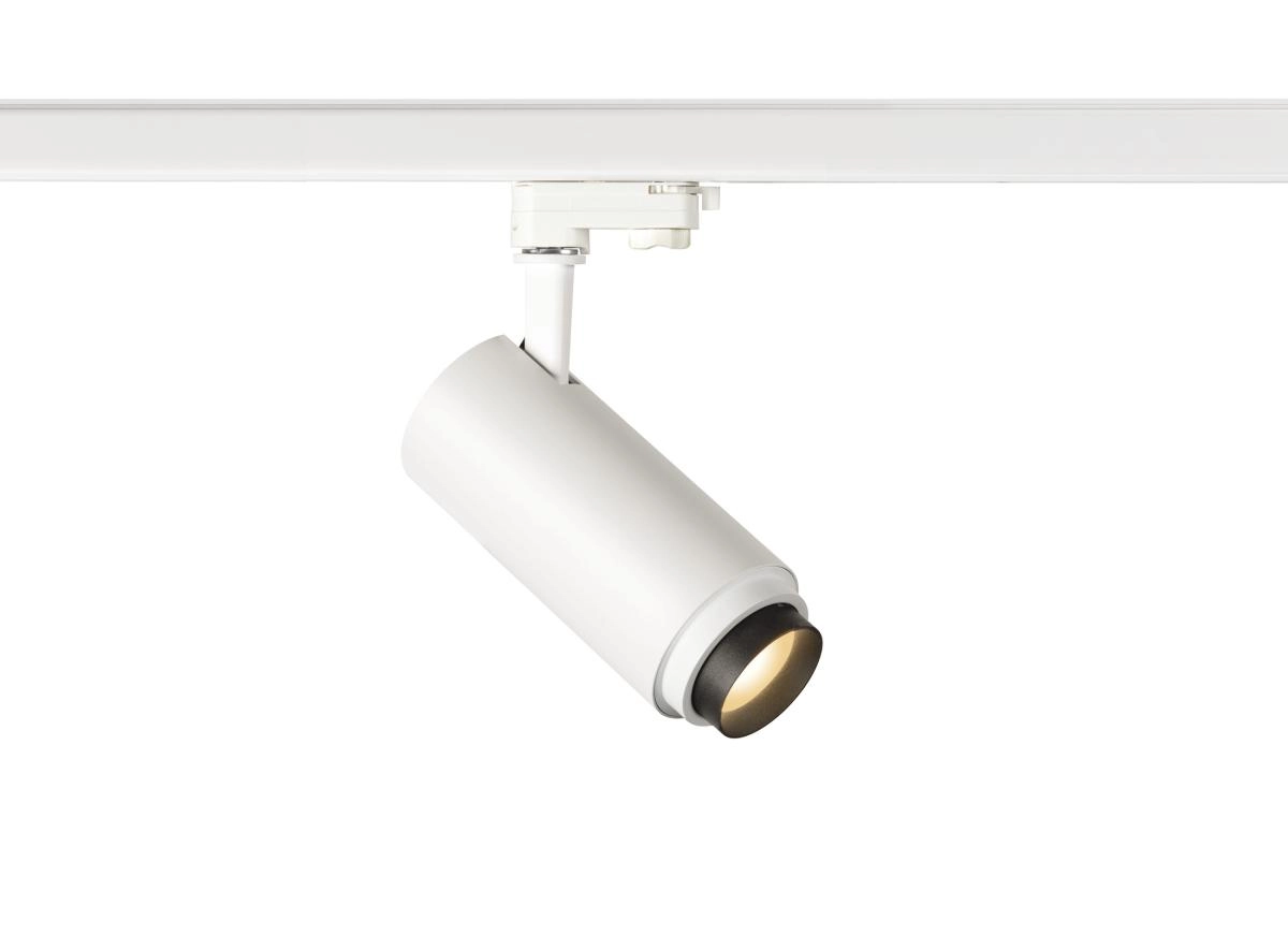 Railspot 3-phasé Numinos Zoom M blanc/noir 3000K - 15 deg SLV 4024163262026