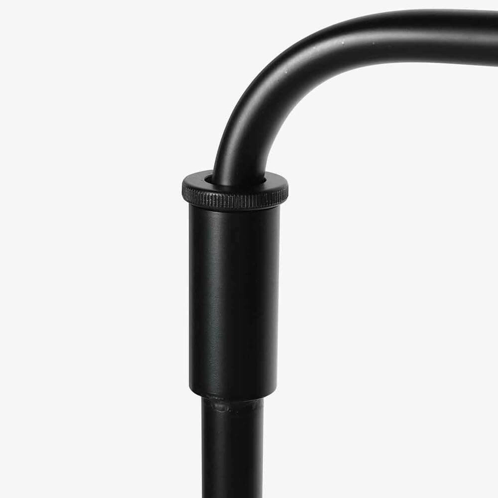 Lampadaire Bloeba Noir avec capuche grise Steinhauer 8712746176957