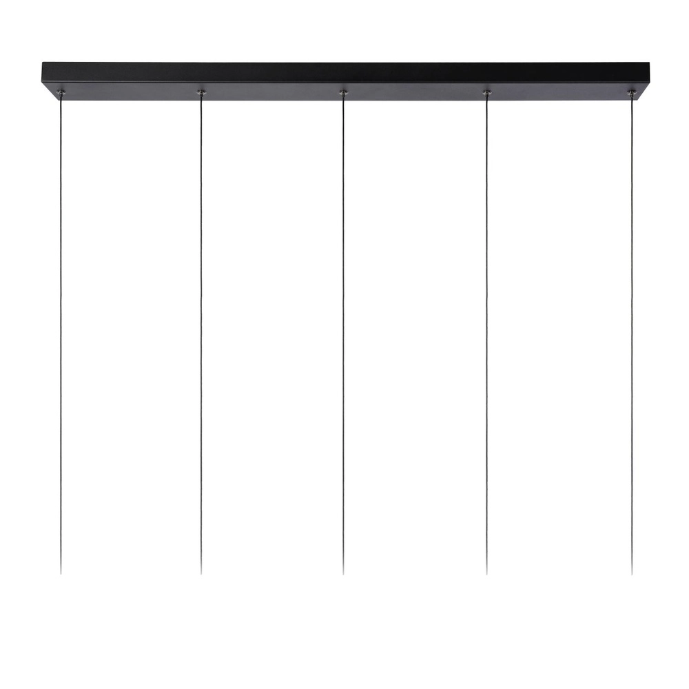 Lampe suspendue élégante Margary Noir à 5 lumières Lucide 5411212241917
